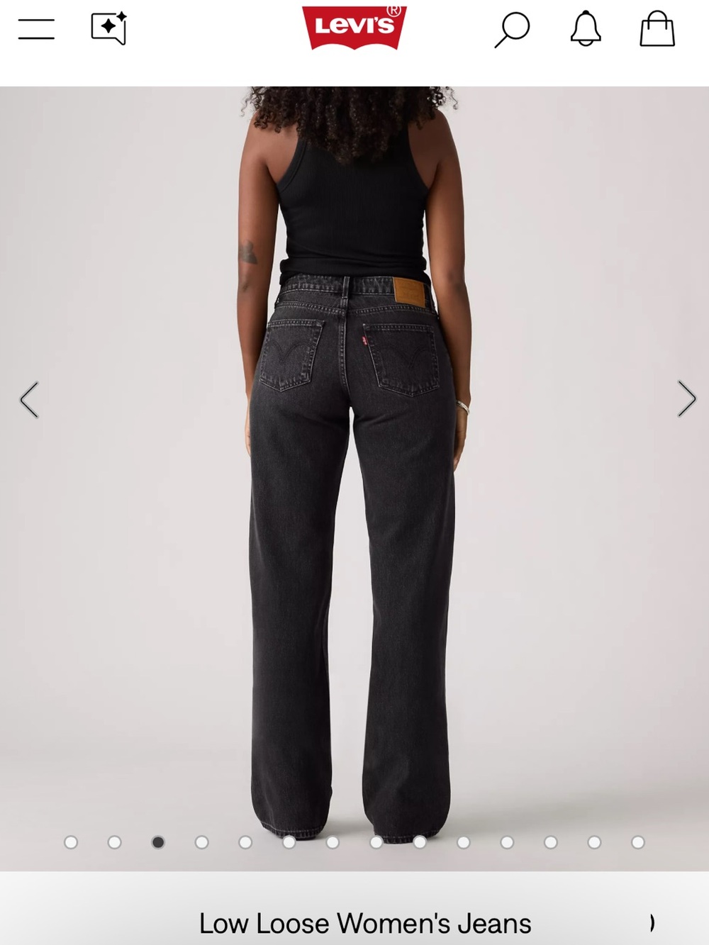 Levi's Black 90s low loose Women's Jeans *SHORT *